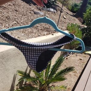 TOPSHOP ORIGINAL Women's Bikini Bottoms Plaid